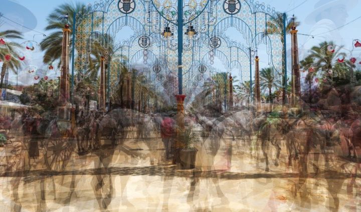 Paseo de caballos, José Luis Tejedor