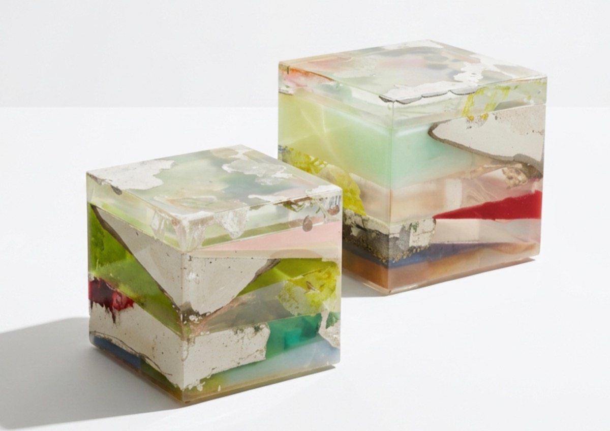 Layers XL Shelter, resin sculpture by Belén Barbero