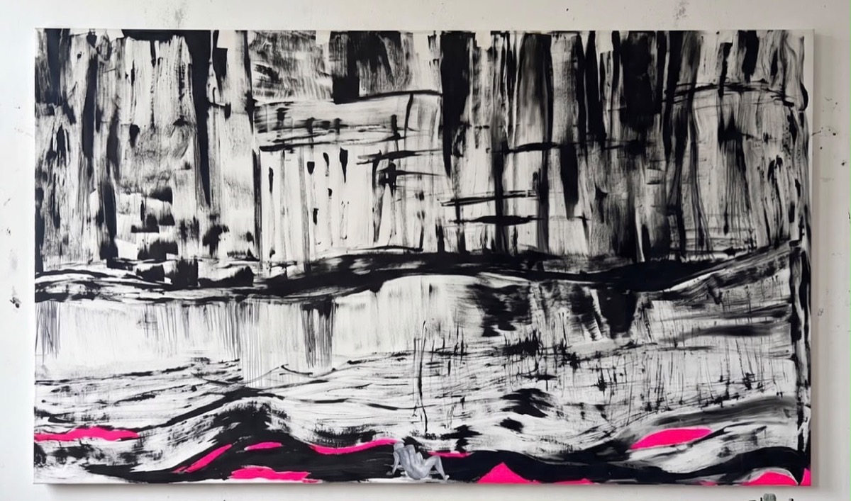Large-format work by Alexandra Kordas, Fundación DEARTE
