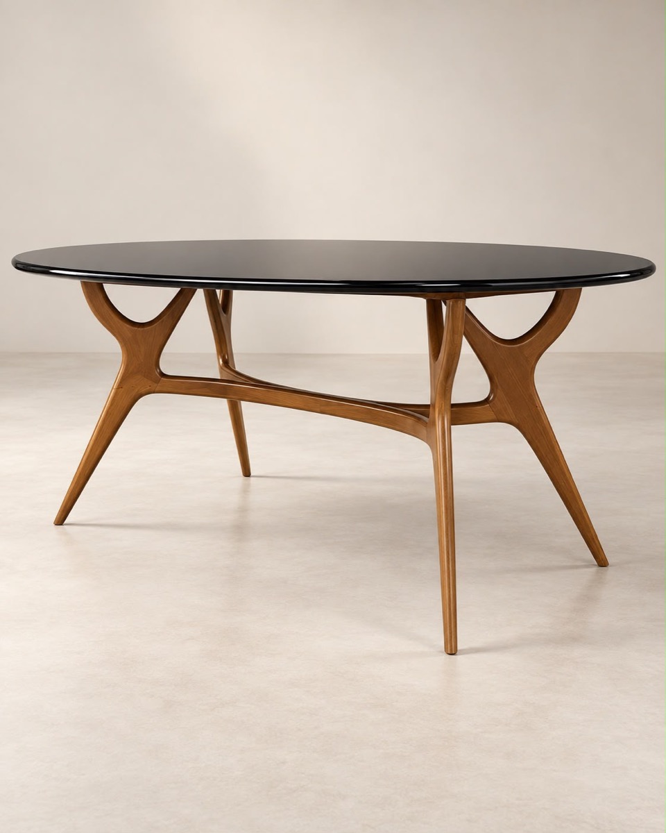 20th-century design table at Viridian